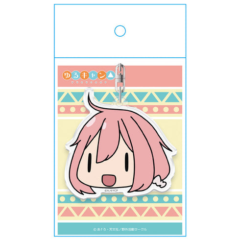 『ゆるキャン△』顔スタンプキーホルダー 各務原なでしこ【202403再販】